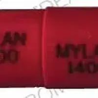 Acebutolol (Acebutolol [ a-se-bue-toe-lol ])-MYLAN 1400 MYLAN 1400-400 mg-Orange-Capsule-shape