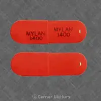 Acebutolol (Acebutolol [ a-se-bue-toe-lol ])-MYLAN 1400 MYLAN 1400-400 mg-Orange-Capsule-shape