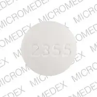 Acetaminophen, butalbital, and caffeine (Acetaminophen, butalbital, and caffeine [ a-seet-a-min-oh-fen, bue-tal-bi-tal, and-kaf-een ])-2355 V-325 mg / 50 mg / 40 mg-White-Round