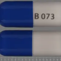 Acetaminophen, butalbital, caffeine, and codeine (Acetaminophen, butalbital, caffeine, and codeine [ a-seet-a-min-o-fen, bue-tal-bi-tal, kaf-een, and-koe-deen ])-B 073-325mg / 50mg / 40mg / 30mg-Blue & Gray-Capsule-shape