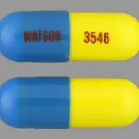 Aspirin, butalbital, caffeine, and codeine (Aspirin, butalbital, caffeine, and codeine [ as-pir-in, bue-tal-bi-tal, kaf-een, and-koe-deen ])-WATSON 3546-325 mg / 50 mg / 40 mg / 30 mg-Blue & Yellow-Capsule-shape