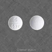 Bendroflumethiazide and nadolol (Bendroflumethiazide and nadolol [ ben-droe-floo-meth-eye-a-zide-and-nad-oh-lol ])-G 532-5 mg / 80 mg-White-Round