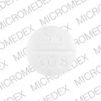 Clemastine (Clemastine [ clem-as-teen ])-93 308-2.68 mg-White-Round