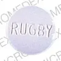 Cortisone acetate (monograph) (Medically reviewed)-3530 RUGBY-25 mg-White-Round