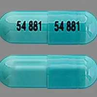 Cyclophosphamide (oral and injection) (Cyclophosphamide (oral/injection) [ sye-kloe-foss-fa-mide ])-54 881 54 881-50 mg-Blue-Capsule-shape