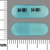 Cyclophosphamide (oral and injection) (Cyclophosphamide (oral/injection) [ sye-kloe-foss-fa-mide ])-54 881 54 881-50 mg-Blue-Capsule-shape