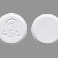 Deferasirox (Deferasirox [ de-fer-a-sir-ox ])-Logo (Actavis) 454-125 mg-White-Round