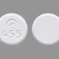 Deferasirox (Deferasirox [ de-fer-a-sir-ox ])-Logo (Actavis) 455-250 mg-White-Round