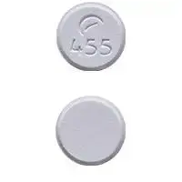 Deferasirox (Deferasirox [ de-fer-a-sir-ox ])-Logo (Actavis) 455-250 mg-White-Round