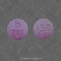 Demeclocycline (Demeclocycline [ dem-e-kloe-sye-kleen ])-b 701 150-150 mg-Pink-Round