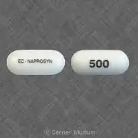 Ec-naprosyn (Naproxen [ na-prox-en ])-EC-NAPROSYN 500-500 mg-White-Oval