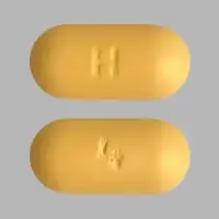 Efavirenz (Efavirenz [ e-fav-ir-enz ])-H 4-600 mg-Yellow-Capsule-shape