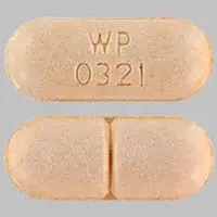 Felbamate (Felbamate [ fel-bam-ate ])-WP 0321-600 mg-Orange-Capsule-shape