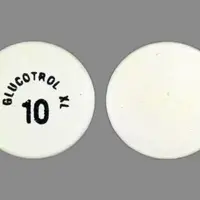 Glucotrol xl (Glipizide [ glip-i-zide ])-GLUCOTROL XL 10-10 mg-White-Round