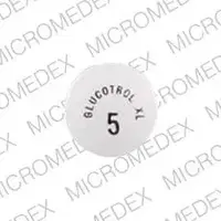 Glucotrol xl (Glipizide [ glip-i-zide ])-GLUCOTROL XL 5-5 mg-White-Round