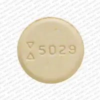 Goodsense cetirizine d-12 hour (Cetirizine and pseudoephedrine [ se-tir-i-zeen-and-soo-doe-e-fed-rin ])-Logo 5029 5/120-5 mg / 120 mg-Yellow & White-Round