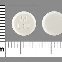 Lovastatin (Lovastatin [ loe-va-sta-tin ])-M L19-10 mg-White-Round