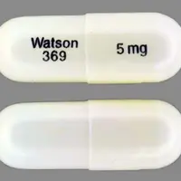 Loxapine (Loxapine (oral) [ lox-a-peen ])-Watson 369 5 mg-5 mg-White-Capsule-shape