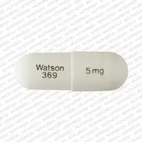 Loxapine (Loxapine (oral) [ lox-a-peen ])-Watson 369 5 mg-5 mg-White-Capsule-shape