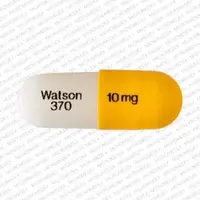 Loxapine (Loxapine (oral) [ lox-a-peen ])-Watson 370 10 mg-10 mg-White & Yellow-Capsule-shape