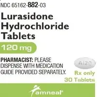 Lurasidone (Lurasidone [ loo-ras-i-done ])-A120-120 mg-White-Oval