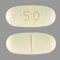 Naltrexone (Naltrexone, naltrexone hydrochloride)-50-50 mg-Yellow-Oval