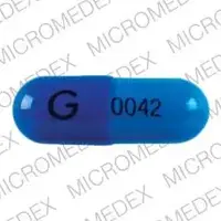 Nicardipine (oral/injection) (Nicardipine (oral/injection) [ nye-kar-di-peen ])-G 0042-30 mg-Blue-Capsule-shape