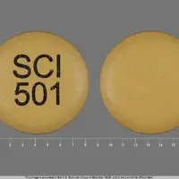 Nisoldipine (Nisoldipine [ nye-zol-di-peen ])-SCI 501-17 mg-Yellow-Round