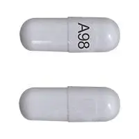 Penicillamine (Penicillamine [ pen-ih-sill-ah-meen ])-A98-250 mg-White-Capsule-shape