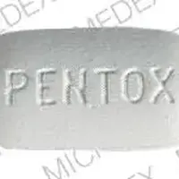 Pentoxifylline (Pentoxifylline [ pen-tox-i-fi-leen ])-672 PENTOX-400 MG-White-Oval