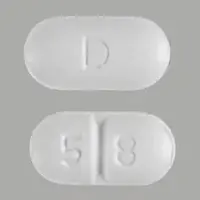 Perindopril (Perindopril [ per-in-doe-pril ])-D 5 8-4 mg-White-Capsule-shape