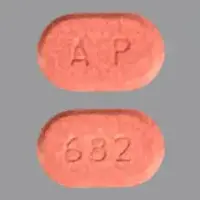 Prolate (Acetaminophen and oxycodone [ a-seet-a-min-oh-fen-and-ox-i-koe-done ])-AP 682-acetaminophen 300 mg / oxycodone hydrochloride 7.5 mg-Red-Capsule-shape