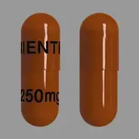 Trientine (Trientine [ trye-en-teen ])-TRIENTINE 250 mg-250 mg-Brown-Capsule-shape