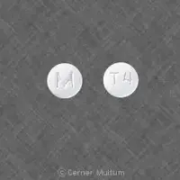 Trifluoperazine (Trifluoperazine [ trye-floo-oh-per-a-zeen ])-M T4-2 mg-White-Round