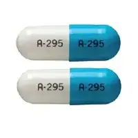 Trimipramine (Trimipramine [ trye-mi-pra-meen ])-A 295 A 295-100 mg-Blue & White-Capsule-shape