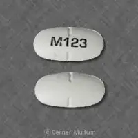 Valacyclovir (Valacyclovir [ val-a-sye-kloe-veer ])-M123-1 gram-White-Oval