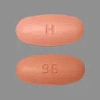 Valganciclovir (Valganciclovir [ val-gan-sye-kloe-veer ])-H 96-450 mg-Pink-Oval