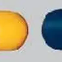 Vancomycin (injection) (Vancomycin (injection) [ van-koe-mye-sin ])-WATSON 3561 WATSON 3561-250 mg (base)-Blue & Yellow-Capsule-shape