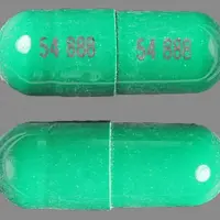 Zaleplon (Zaleplon [ zah-le-plon ])-54 888 54 888-10 mg-Green-Capsule-shape