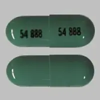 Zaleplon (Zaleplon [ zah-le-plon ])-54 888 54 888-10 mg-Green-Capsule-shape