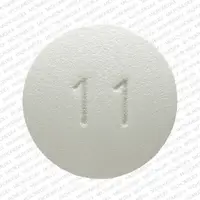 Zidovudine (monograph) (Retrovir)-11 D-300 mg-White-Round