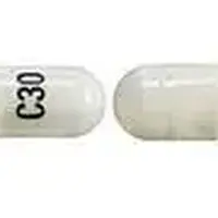 Cevimeline (Cevimeline [ se-vi-me-leen ])-APO C30-30 mg-White-Capsule-shape