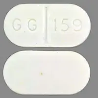 Clemastine (Clemastine [ clem-as-teen ])-GG 159-1.34 mg-White-Oval