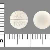 Clemastine (Clemastine [ clem-as-teen ])-GG 160-2.68 mg-White-Round