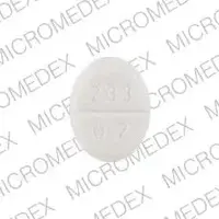 Desmopressin (injection) (Desmopressin (injection) [ dez-mo-press-in ])-233 0.2 barr-0.2 mg-White-Oval