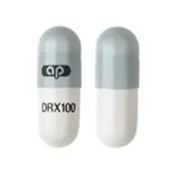 Droxidopa (Droxidopa [ drox-i-dop-a ])-ap DRX100-100 mg-Blue & White-Capsule-shape