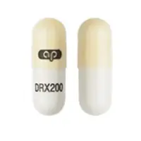 Droxidopa (Droxidopa [ drox-i-dop-a ])-ap DRX200-200 mg-Yellow & White-Capsule-shape