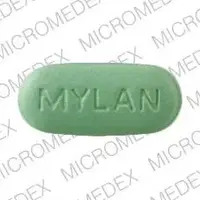 Hydrochlorothiazide and methyldopa (Hydrochlorothiazide and methyldopa [ hye-droe-klor-oh-thye-a-zide-and-meth-il-doe-pa ])-MYLAN 711-25 mg / 250 mg-Green-Oval