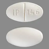 Hydrocodone and ibuprofen (Hydrocodone and ibuprofen [ hye-dro-koe-done-and-eye-bue-pro-fen ])-IP 146-hydrocodone bitartrate 5 mg / ibuprofen 200 mg-White-Oval