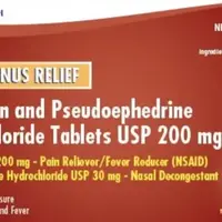 Ibuprofen and pseudoephedrine (Ibuprofen and pseudoephedrine [ eye-bue-pro-fen-and-soo-doe-ee-fed-rin ])-L 70-200 mg / 30 mg-Brown-Oval